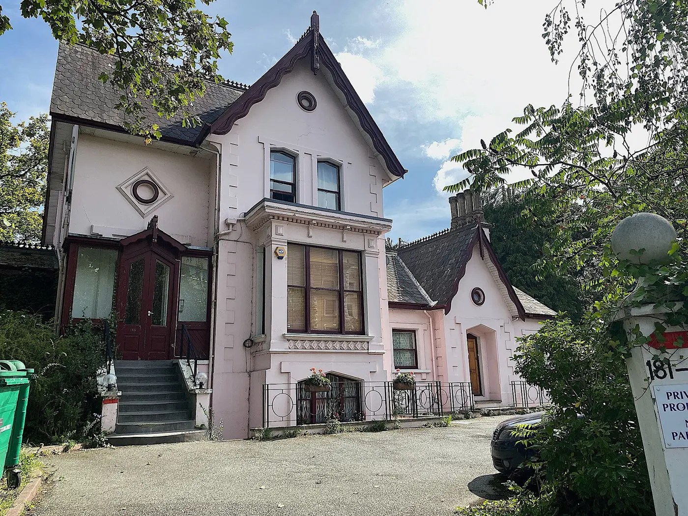 Victorian villa with a steep decorated gable on Church Road, Upper Norwood